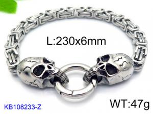 Stainless Steel Bracelet(Men) - KB108233-Z