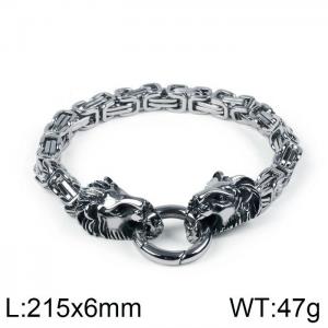 Stainless Steel Bracelet(Men) - KB108244-Z