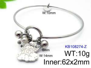 Stainless Steel Bangle - KB108274-Z