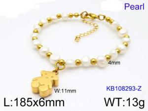 Shell Pearl Bracelets - KB108293-Z