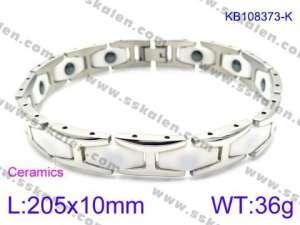 Stainless steel with Ceramic Bracelet - KB108373-K