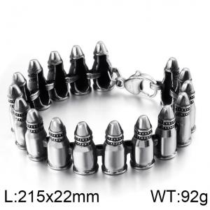 Stainless Steel Bracelet(Men) - KB109008-BD
