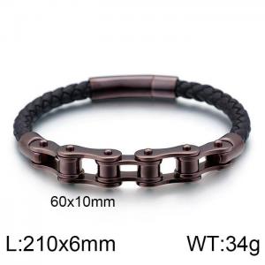 Stainless Steel Bicycle Bracelet - KB109013-K