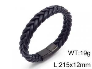 Leather Bracelet - KB109095-QM