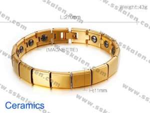 Stainless steel with Ceramic Bracelet - KB109380-K