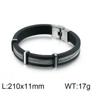 Leather Bracelet - KB109509-JR