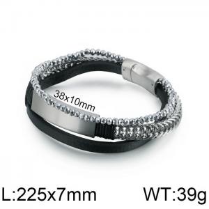 Leather Bracelet - KB109519-JR