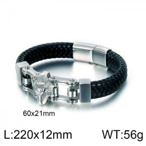 Leather Bracelet - KB109754-K
