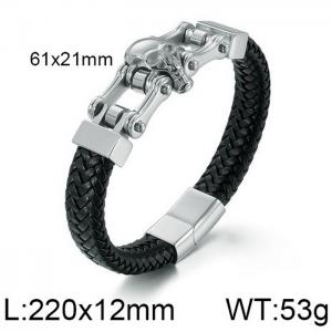 Leather Bracelet - KB109756-K