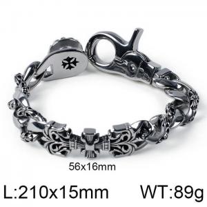 Stainless Steel Bracelet(Men) - KB109991-BD