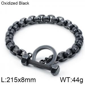Stainless Steel Bracelet(Men) - KB110097-K