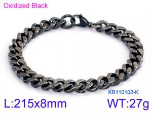 Stainless Steel Bracelet(Men) - KB110102-K