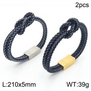 Leather Bracelet - KB110106-K