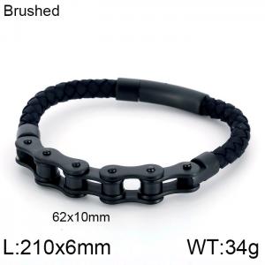 Stainless Steel Bicycle Bracelet - KB110108-K