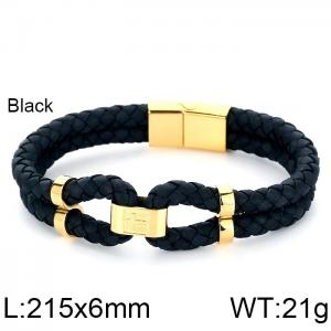 Leather Bracelet - KB110346-K
