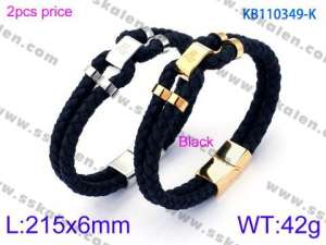 Leather Bracelet - KB110349-K