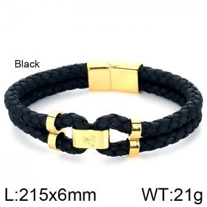 Leather Bracelet - KB110350-K