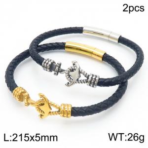 Leather Bracelet - KB110355-K