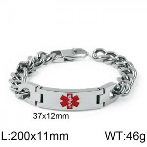 Stainless Steel Bracelet(Men) - KB110361-K
