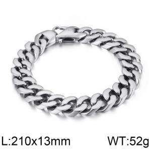 Stainless Steel Bracelet(Men) - KB110456-K