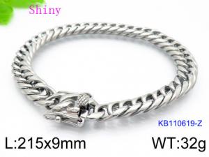 Stainless Steel Bracelet(Men) - KB110619-Z