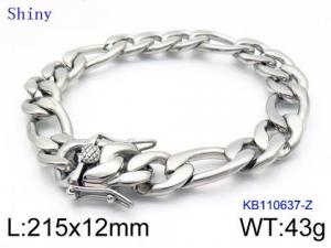 Stainless Steel Bracelet(Men) - KB110637-Z