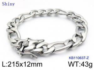 Stainless Steel Bracelet(Men) - KB110637-Z