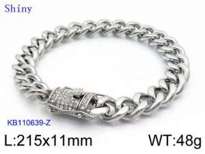 Stainless Steel Bracelet(Men) - KB110639-Z