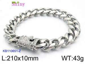 Stainless Steel Bracelet(Men) - KB110651-Z