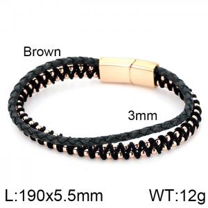 Leather Bracelet - KB110735-K