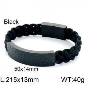 Leather Bracelet - KB110740-K