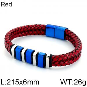 Leather Bracelet - KB110741-K