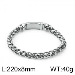 Stainless Steel Bracelet(Men) - KB110815-K