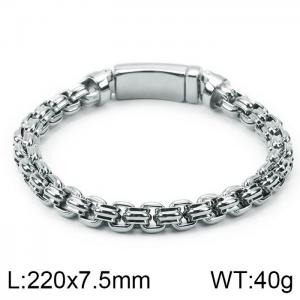 Stainless Steel Bracelet(Men) - KB110824-K