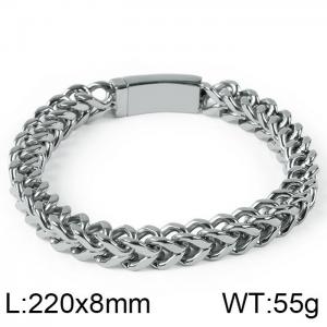 Stainless Steel Bracelet(Men) - KB110826-K