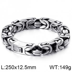 Stainless Steel Bracelet(Men) - KB111152-BD