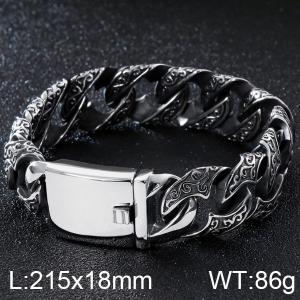 Stainless Steel Bracelet(Men) - KB111165-BD