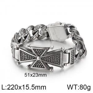 Stainless Steel Bracelet(Men) - KB111166-BD