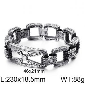 Stainless Steel Bracelet(Men) - KB111169-BD