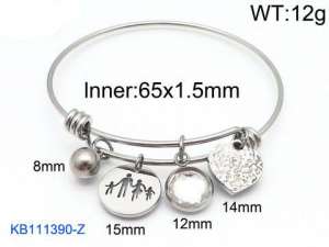 Stainless Steel Bangle - KB111390-Z
