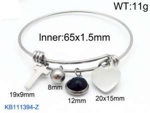 Stainless Steel Bangle - KB111394-Z