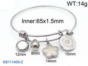 Stainless Steel Bangle - KB111400-Z