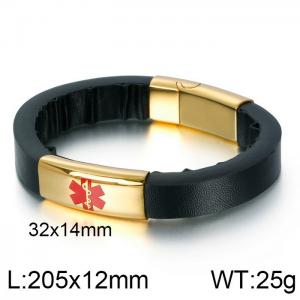 Leather Bracelet - KB111406-K