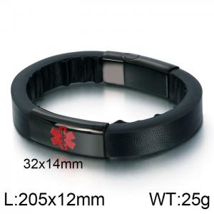 Leather Bracelet - KB111407-K