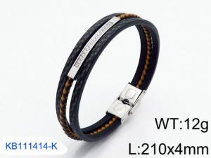 Leather Bracelet - KB111414-JR