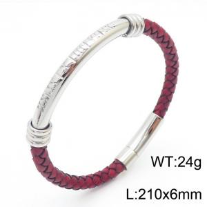 Leather Bracelet - KB111845-K