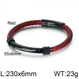 Leather Bracelet - KB111847-K