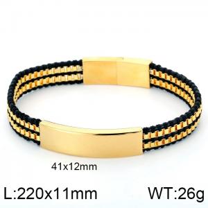 Leather Bracelet - KB111849-K