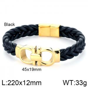 Leather Bracelet - KB111850-K