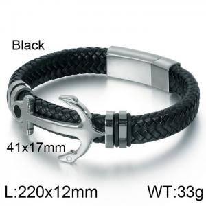 Leather Bracelet - KB111854-K